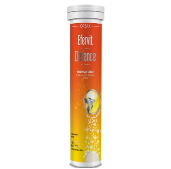 Orzax Efervit Defence 20 Efervesan Tablet ürün görseli 1