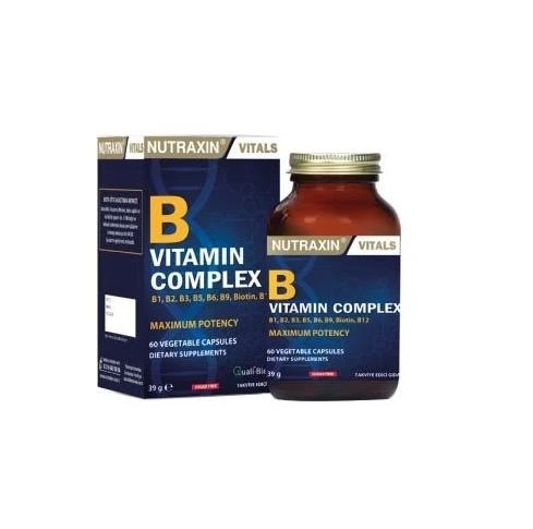 Nutraxin B Vitamin Complex 60 Kapsül ürün görseli 1