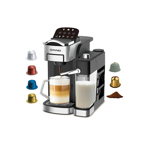 Omnex Ox-Pro II Kapsül Kahve ve Espresso Makinesi 20 Bar Basınç, Süt Köpürtücü, Latte & Cappuccino ürün görseli 1
