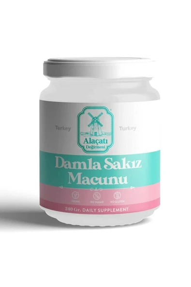 Alaçatı Organik Doğal Vegan Damla Sakız Macunu 240 gr ürün görseli 1