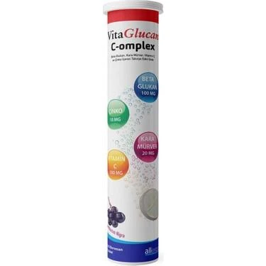 Allergo VitaGlucan C-omplex 20 Efervesan Tablet ürün görseli 1