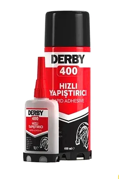 Derby 400 ML Ultra Güçlü Hızlı Yapıştırıcı Seti ürün görseli 1