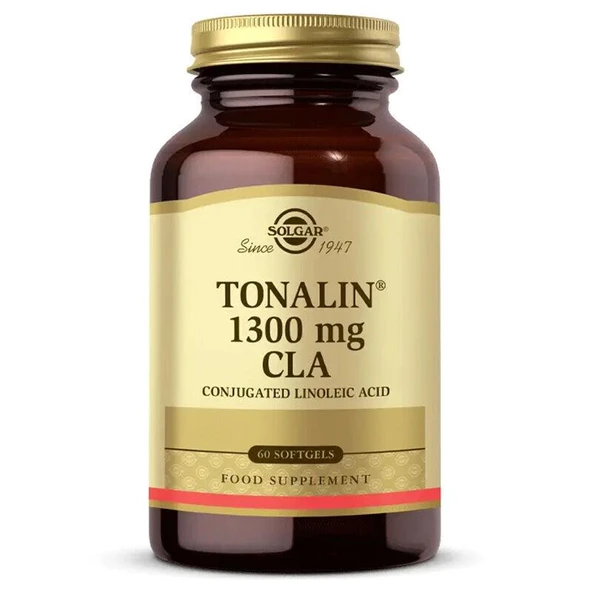 Solgar Tonalin CLA 1300mg 60 Kapsül - Diş Beyazlatıcı Köpük Hediye ürün görseli 1