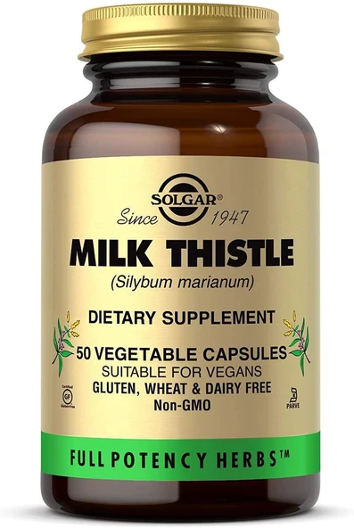 Solgar Milk Thistle 100 mg ürün görseli 1