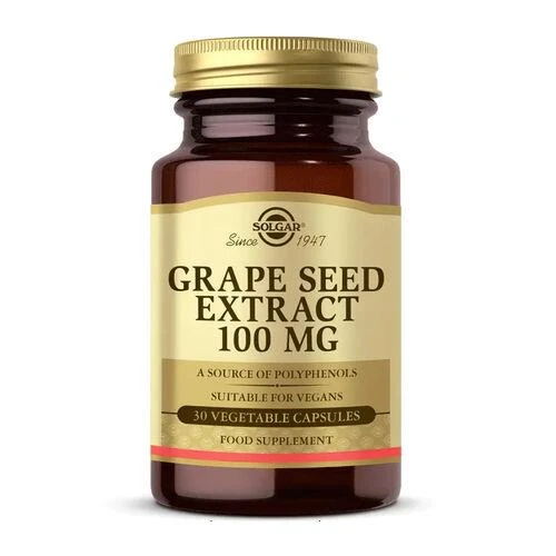 Solgar Grape Seed Extract 100 mg 30 Kapsül - Diş Beyazlatıcı Köpük Hediye ürün görseli 1