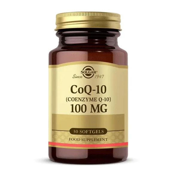Solgar Coenzyme Q-10 100 mg 30 Softjel - Diş Beyazlatıcı Köpük Hediye ürün görseli 1