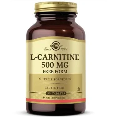 Solgar Maxi L Carnitine 500 mg 30 Tablet - Diş Beyazlatıcı Köpük Hediye ürün görseli 1
