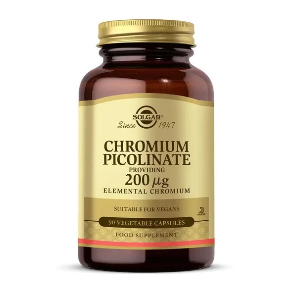 Solgar Chromium Picolinate 90 Kapsül - Diş Beyazlatıcı Köpük Hediye ürün görseli 1