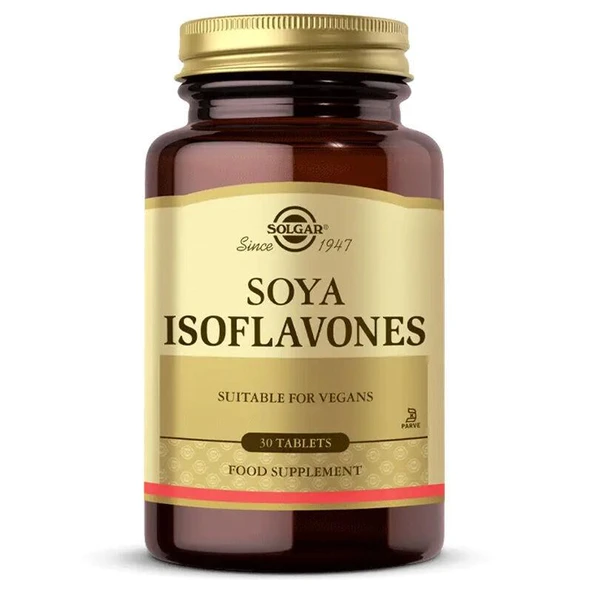 Solgar Soya Isoflavones 30 Tablet - Diş Beyazlatıcı Köpük Hediye ürün görseli 1