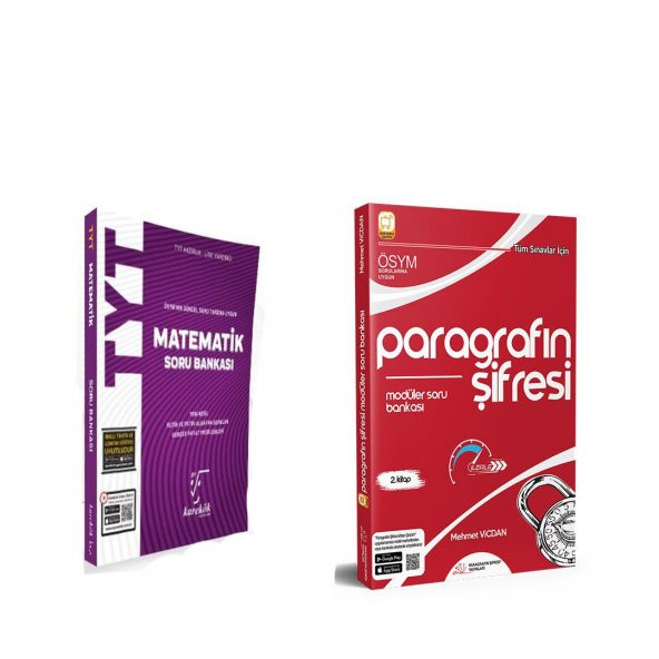 Karekök TYT Matematik ve Parağrafın Şifresi Modüler Soru Bankası 2 Kitap Set ürün görseli 1