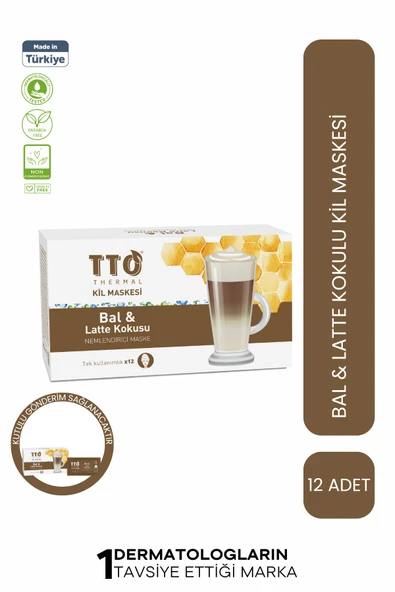 TTO Thermal Kil Maskesi Bal Ve Latte Kokusu Nemlendirici Maske ürün görseli 1