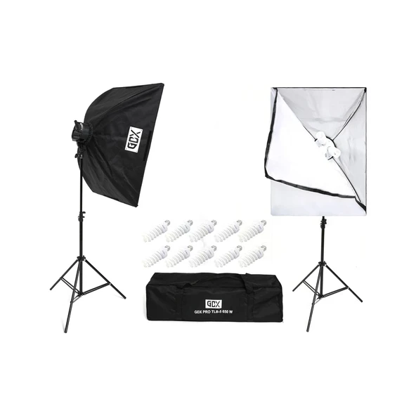 Tlb-5 Pro Light 650W 60X80 cm 2’li Softbox Seti ürün görseli 1