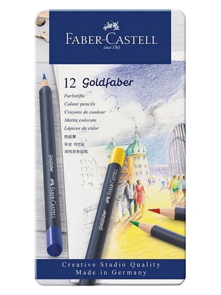 Faber Castell Goldfaber 12 Renk Kuru Boya 114712 ürün görseli 1