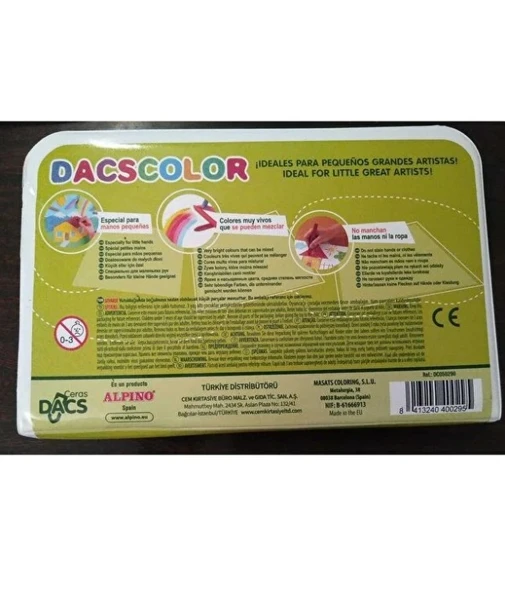 Dacscolor 12 Renk Mum Boya - Resim 2