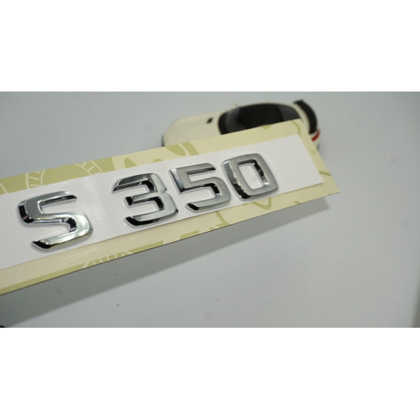 S350 Bagaj Krom ABS 3M 3D Yazı Logo ürün görseli 1