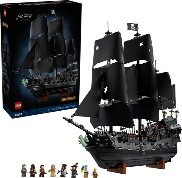 LEGO 10365 Captain Jack Sparrow's Pirate Ship - Resim 2