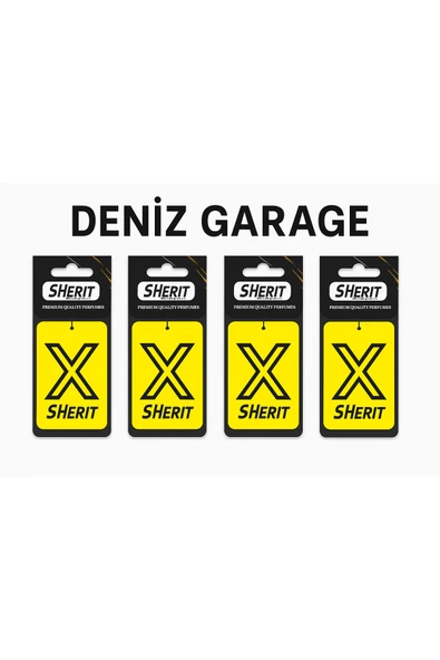 X Sarı Araba Kokusu Deluxe Kalite 4'lü ürün görseli 1