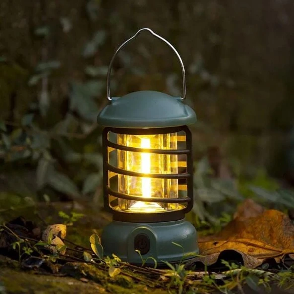 Madfox Vintage Glamping Kamp Lambası 547321 - Resim 7