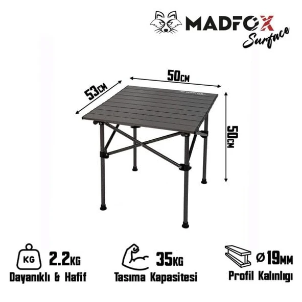 Madfox Surface Katlanır Kamp Masası Küçük Boy ürün görseli 1