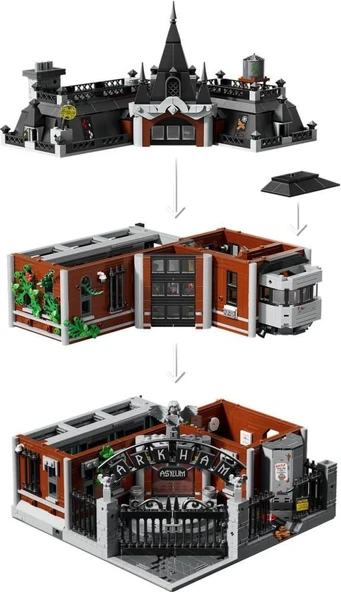 LEGO 76300  Batman Arkham Asylum - Resim 11
