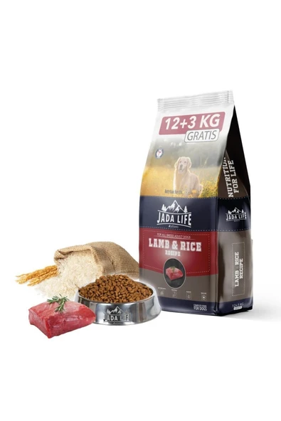 jadawa Jada Life Adult Dog Food/yetişkin Köpek Maması With Lamb&rice/kuzu Pirinç 15 Kg ürün görseli 1