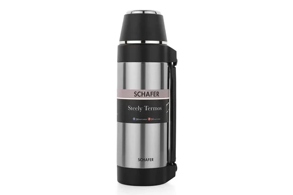 Schafer Steely Çelik Termos 1.5 Lt İnox ürün görseli 1