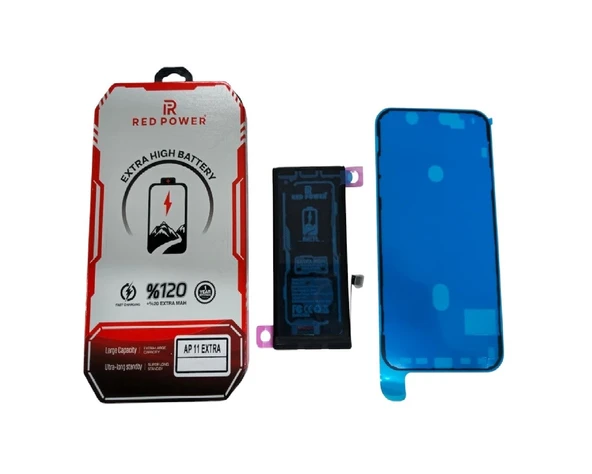 Red Power  İphone 11 Uyumlu Batarya Pil Güçlendirilmiş 3750mAh ürün görseli 1