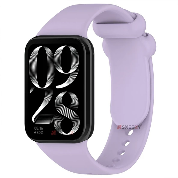 Xiaomi Mi Band 8 Pro Uyumlu Purelux Soft Yumuşak Silikon Kordon  Lila ürün görseli 1