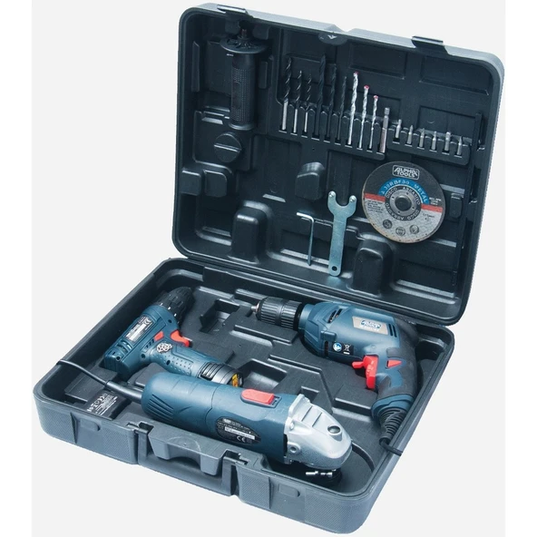 Alpha Tools 3Parça Makina Seti AT-PK 03 - Resim 2