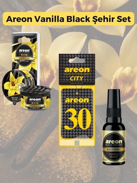 Areon Vanilla Black Şehir Set-30 ürün görseli 1