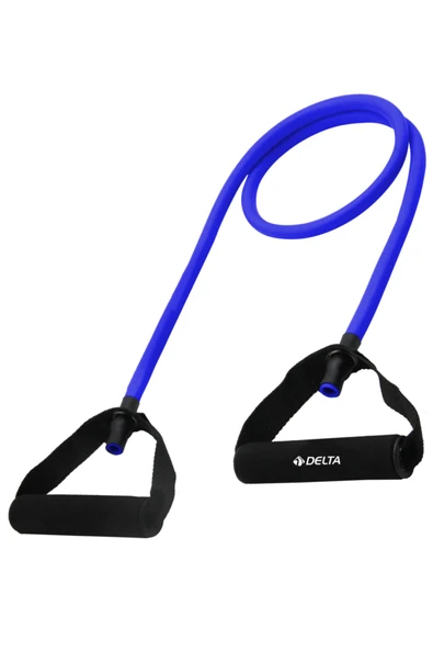 Delta 120 cm Tutacaklı Hafif Sert 7*10 mm Pilates Direnç Lastiği ürün görseli 1