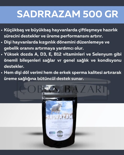 KIZGINLIK İÇİN BİREBİR SADRAZAM (500 GRAM) ürün görseli 1