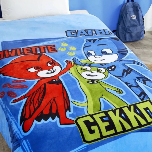 TAÇ LİSANSLI PJ MASKS HEROES 2 BATTANİYE TEK KİŞİLİK ürün görseli 1