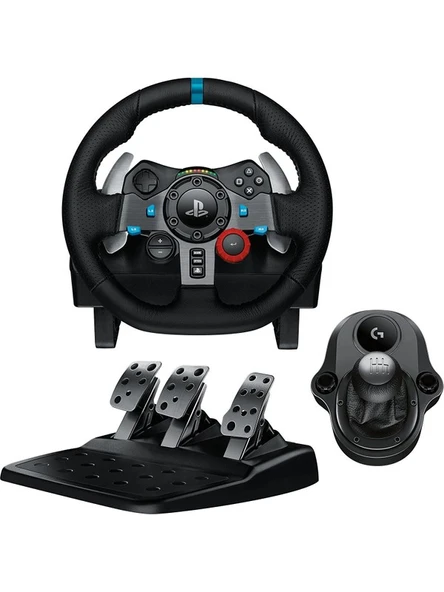Logitech G G29 Driving Force Yarış Direksiyonu + Logitech Driving Force Shifter 941-000130 ürün görseli 1