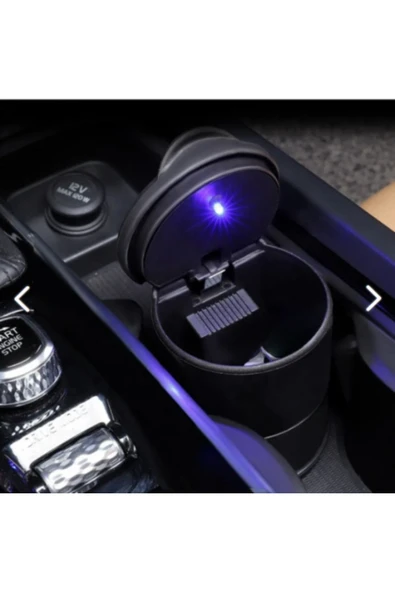 WEHHLER Fiat 5002008-2009-2010-2011-2012-2013-2014 Mavi Işıklı Kapaklı-Küllük-Bardaklık-Kumbara ürün görseli 1