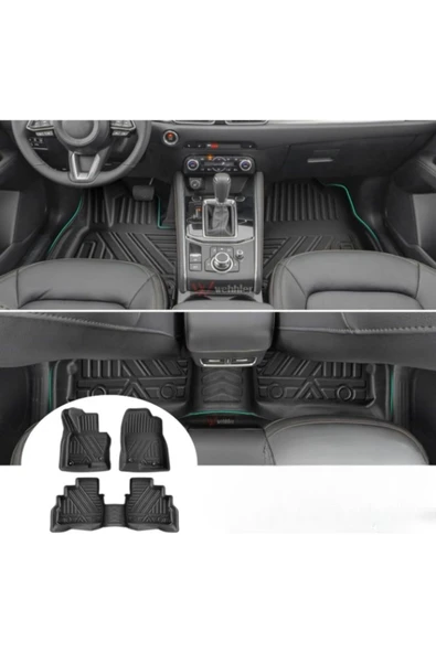 WEHHLER TOYOTA RAV-4 2018-2019-2020-2021-2022-2023-2024-2025-2026 4D CARBON DESEN PREMIUM PASPAS ürün görseli 1