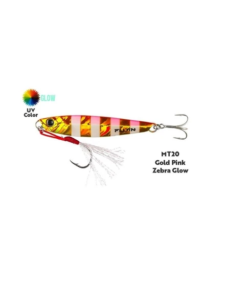 Fujin Jig-X Jigging Jig Yem  Gold Zebra Glow 80 GR ürün görseli 1