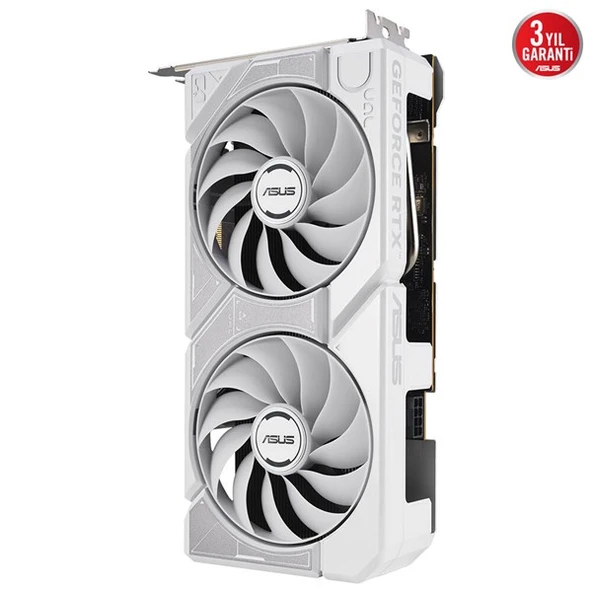 ASUS DUAL 8GB RTX 5060 O8G WHITE EDITION ürün görseli 1