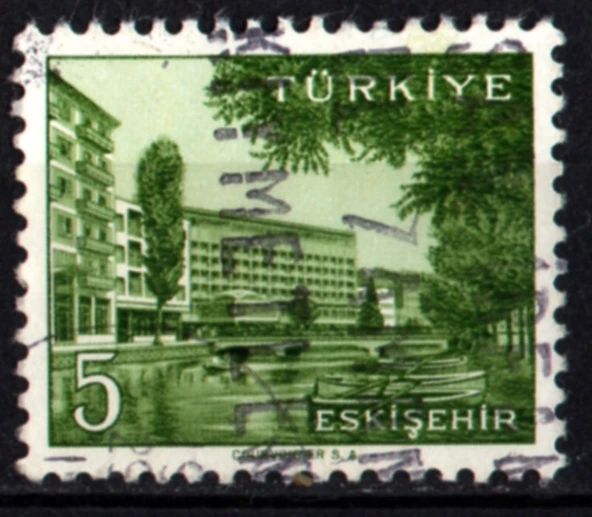 EABİ-1958-1960 Memleket Şehirleri Eskişehir (tp0329) ürün görseli 1