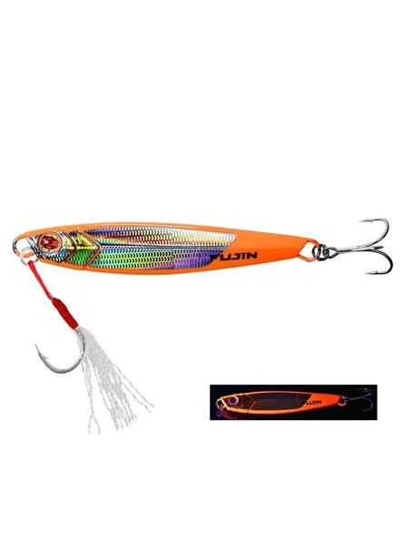 Fujin Jig-X Jigging Jig Yem  Prism Orange 80 GR ürün görseli 1