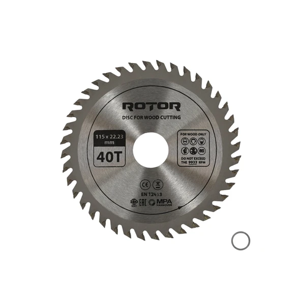 Ahşap kesme diski ROTOR 115*22,23 40T ürün görseli 1