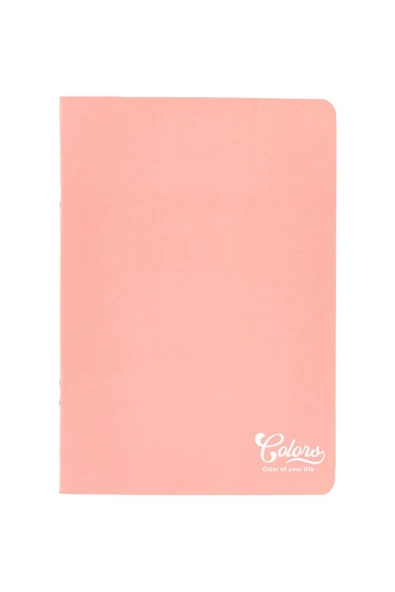 Colors A5 40 Yaprak ÇİZGİLİ Karton Kapak Pembe ürün görseli 1