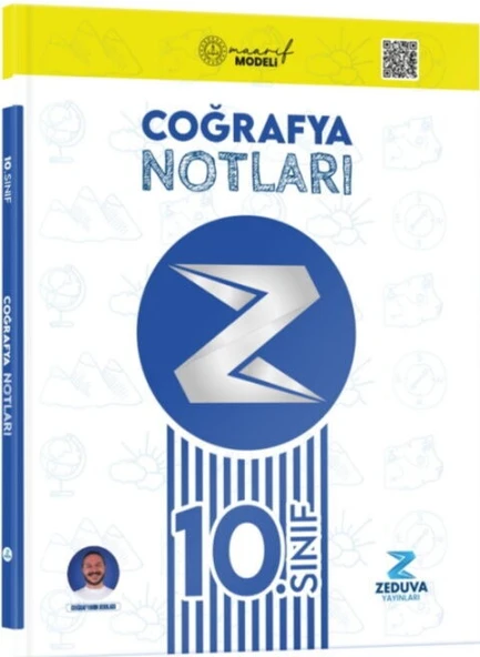Zeduva Yayınları Coğrafyanın Kodları 10. Sınıf Coğrafya Maarif Modeli Notları ürün görseli 1