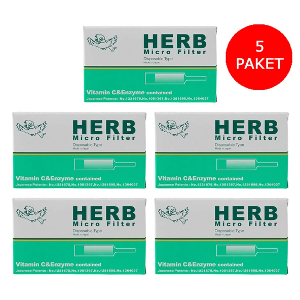 Herb Micro Filter Kullanat Sigara Ağızlığı 10 Lu 5 Paket ürün görseli 1