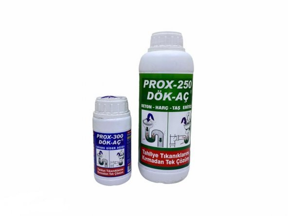 Özel Lavabo Açıcı Set Beton Kum Harç Lavabo Temizleyici 2Li Set ürün görseli 1