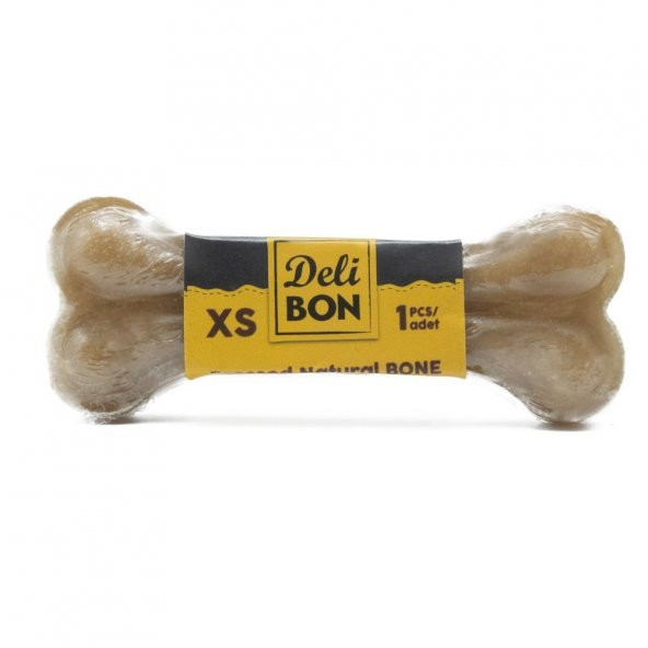 Delibon Pres Vakumlu Köpek Kemiği Naturel 7 Cm ürün görseli 1