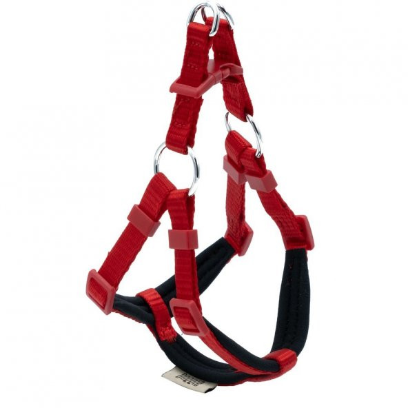 Doggie Comfort RoninYumuşak Dokuma Göğüs Tasması XXS 1x30-35cm Kırmızı ürün görseli 1