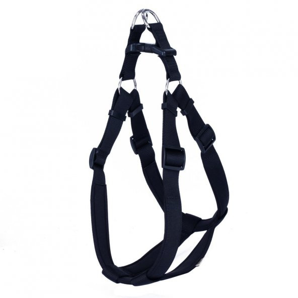 Doggie Comfort RoninYumuşak Dokuma Göğüs Tasması 3XL 3x75-85cm Siyah ürün görseli 1