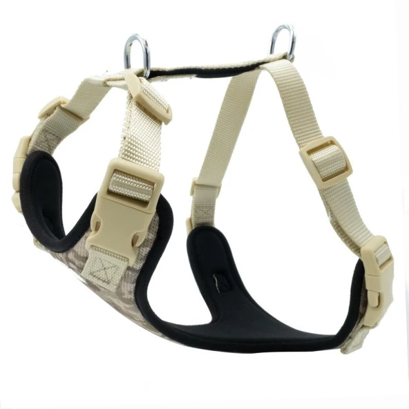 Doggie Havalı Dokuma Köpek Göğüs Tasması M 2x45-55cm Camo* ürün görseli 1