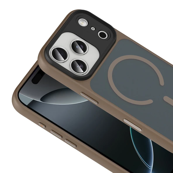 Zipax Apple iPhone 17 Pro Kılıf MgSafe Özellikli Mat Yüzey Zr-Flet ürün görseli 1